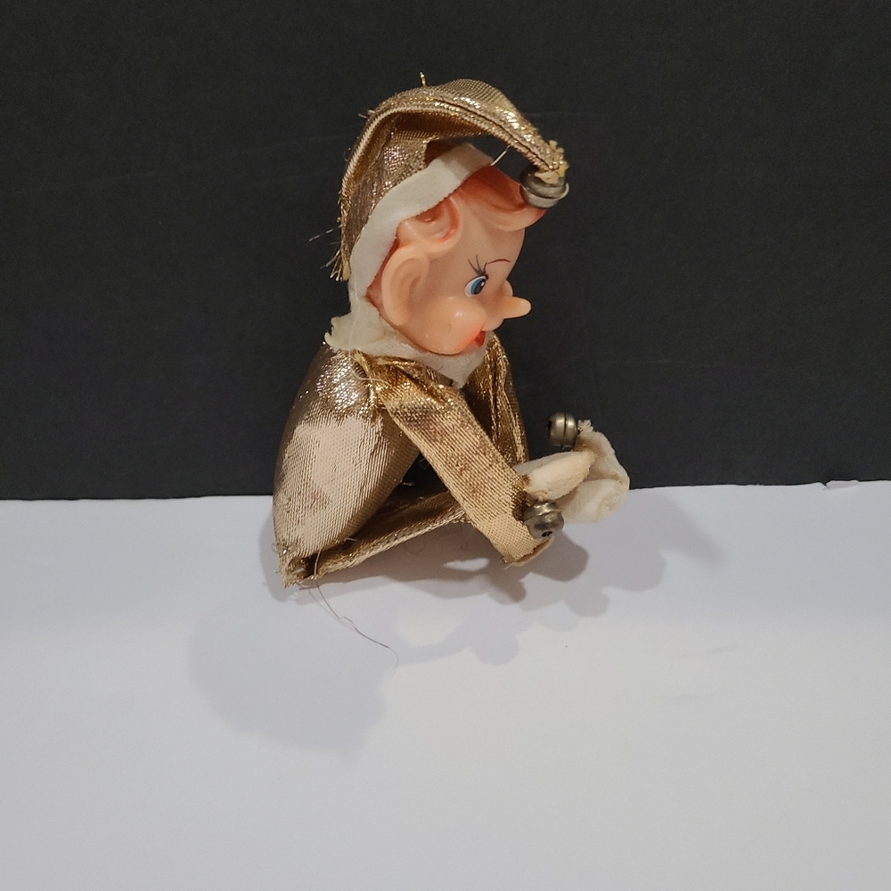 Vintage knee hugger Elf gold with  bells - Picture 5 of 8